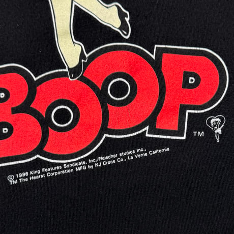 BETTY BOOP 1996 LINK PRINT BLACK FITS XL 5579