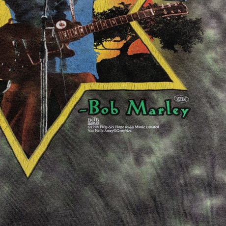 BOB MARLEY 1998 WHO FEELS IT TEE TIEDYE XL 4943