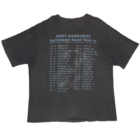 OZZY OSBOURNE 1996 RETIREMENT SUCKS TOUR TOUCH OF GOLD XL 7669