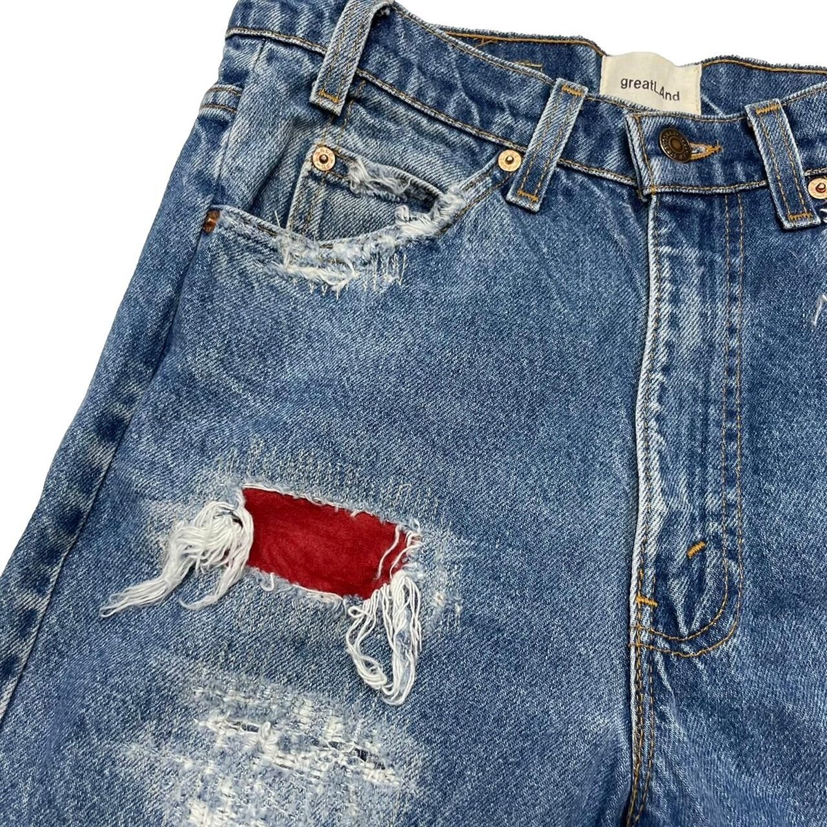 greatLAnd POLLYMAN DENIM PANT W80 L81 1644 | gr