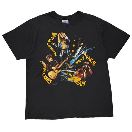 LED ZEPPELIN 1990 FRONT MEMBER PRINT HANES XL 8711
