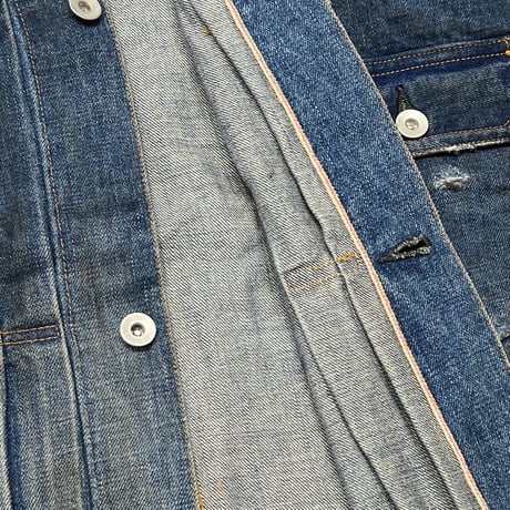 greatLAnd ORIGINAL LOGAN 10YEARS DENIM JACKET 2nd T-BACK & PANT LOOSE XX SET UP