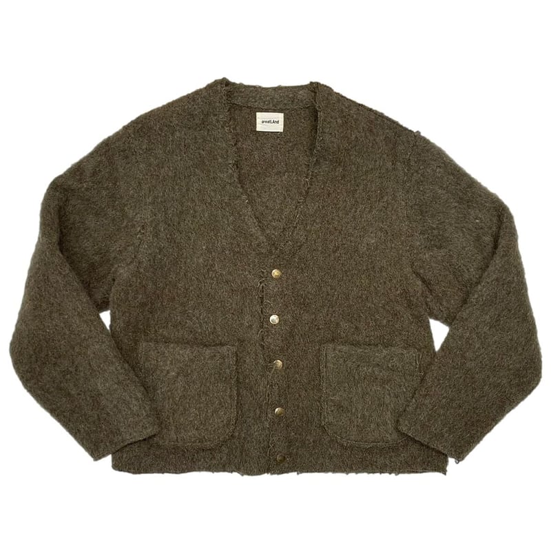 greatland オリジナル レザーカーディガン