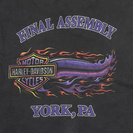 HARLEY DAVIDSON FLAME EMBLEM FINAL ASSEMBLY YORK PA LS MEDIUM 6126
