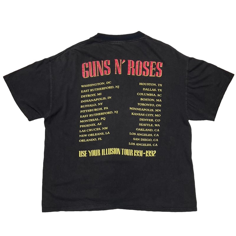 P*o様 90s BROCKUM GUNS N' ROSES BadApple GUNS N' ROSES BAD APPLE USE YOUR ILLUSION TOUR