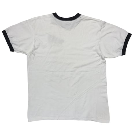 THE WHO TOMMY IN CONCERT EMBROIDERY LOGO RINGER TEE WHITE/BLACK anvil LARGE 4038