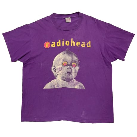 radiohead 1993 pablo HONEY TOUR PURPLE ANVIL XL 1212