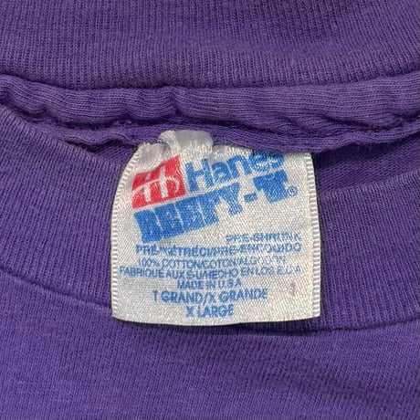 DISNEY VINTAGE ALADDIN PURPLE HANES XL 2677