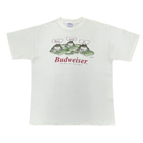 Budweiser 3 FROGS 1995 ALL SPORT WHITE XL 2690