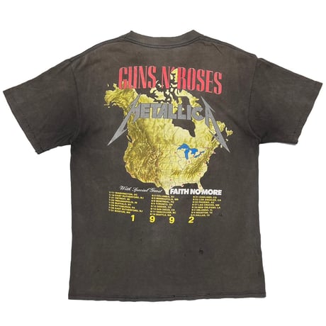 GUNS N' ROSES x METALLICA 1992 TOUR BROCKUM LARGE 9780