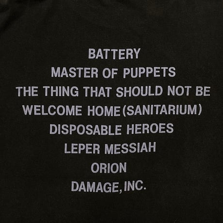 METALLICA MASTER OF PUPPETS GIANT LARGE 3324