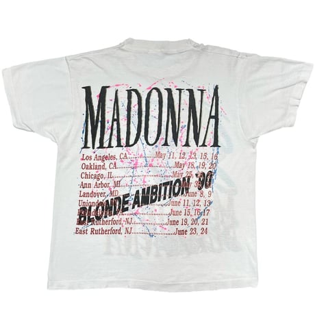 MADONNA BLOND AMBITION '90 WHITE FITS LARGE 3821