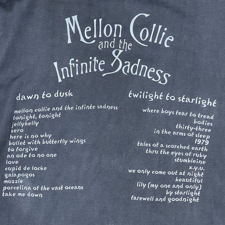THE SMASHING PUMPKINS 1996 MELLON COLLIE AND THE INFINITE SADNESS TEE ACME LARGE 5468