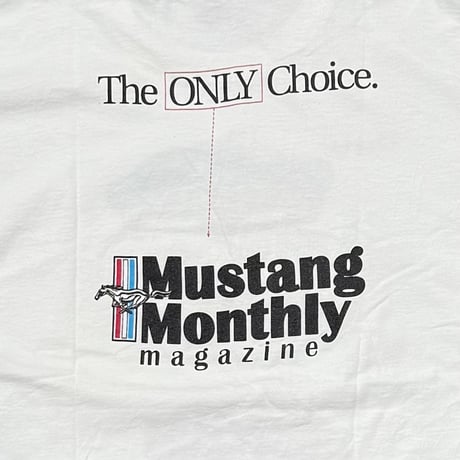 Ford Mustang Monthly magazine WHITE XL 9720