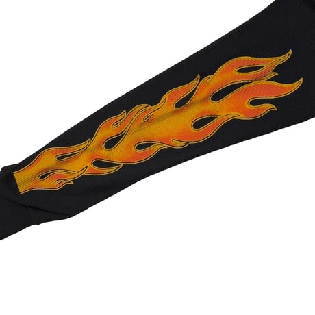 HARLEY DAVIDSON ORANGE EMBLEM ARM FLAMING THERMAL ROCHESTER BLACK XL 3787