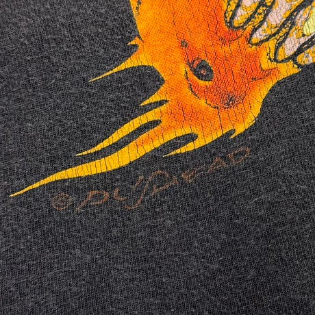 METALLICA PUSHEAD FLAMING VAMPIRE SKULL LS ALSTLE LARGE 1407