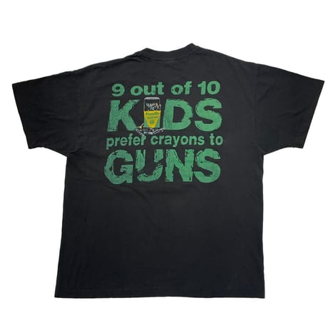 PEARL JAM 1992 CHOICES 9 out of 10 KIDS prefer crayons to GUNS HANES XL 0901