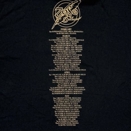 JIMMY PAGE & ROBERT PLANT WORLD TOUR 1995 Hanes XL 4765