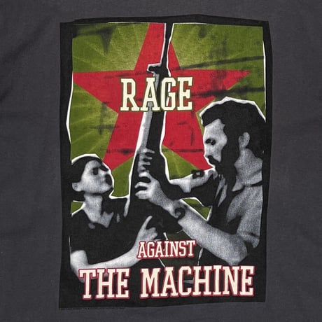 RAGE AGAINST THE MACHINE 2000 GUN STAR CHARCOAL FITS LARGE 6022