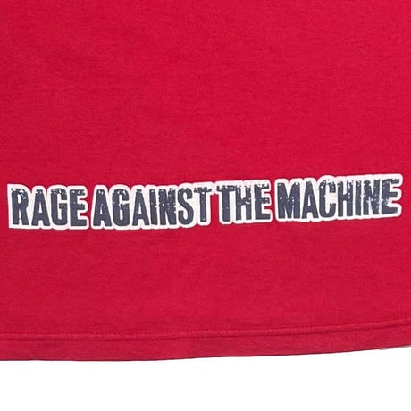 RAGE AGAINST THE MACHINE EVIL EMPIRE E LOGO RED GIANT BY TULTEX LARGE 1031