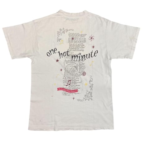 RED HOT CHILI PEPPRES ONE HOT MINUTE WORLD TOUR 1997 NATURAL FITS LARGE 4851