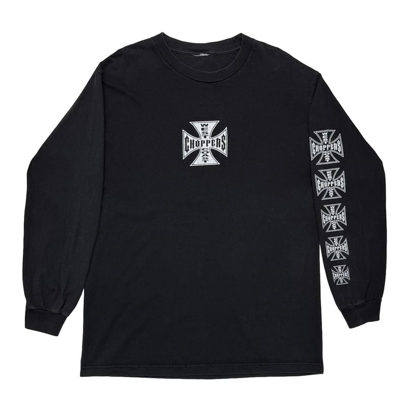 WEST COAST CHOPPERS NARROW IRON CROSS BLACK FIT