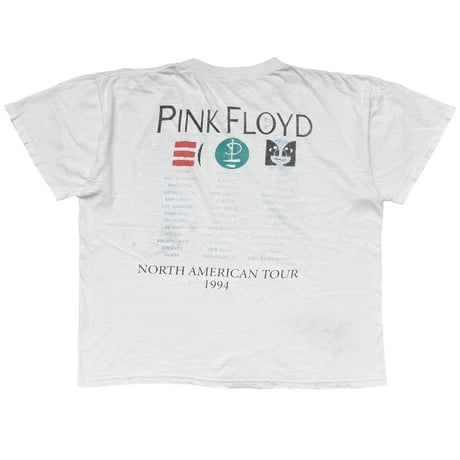 PINK FLOYD NORTH AMERICAN TOUR 1994 WHITE FITS XL 6668