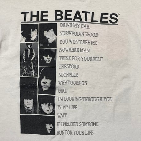 BEATLES RUBBER SOUL WHITE FITS LARGE 9273