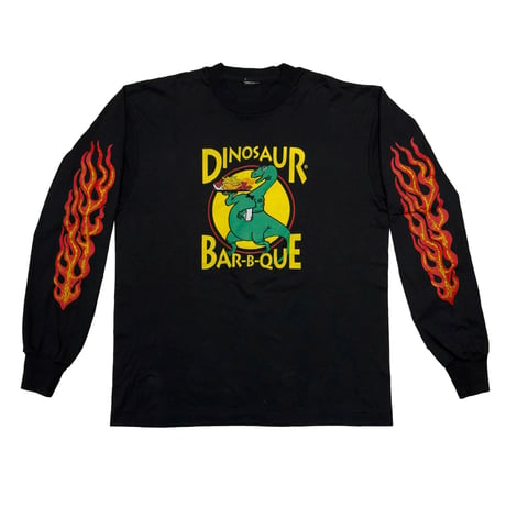 OLD & VINTAGE DINOSAUR BAR-B-QUE FLAME SLEEVES LS FITS XL 6749