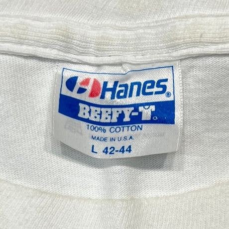 KERMIT FORREST GREEN FORREST GUMP PARODY WHITE Hanes LARGE 6760