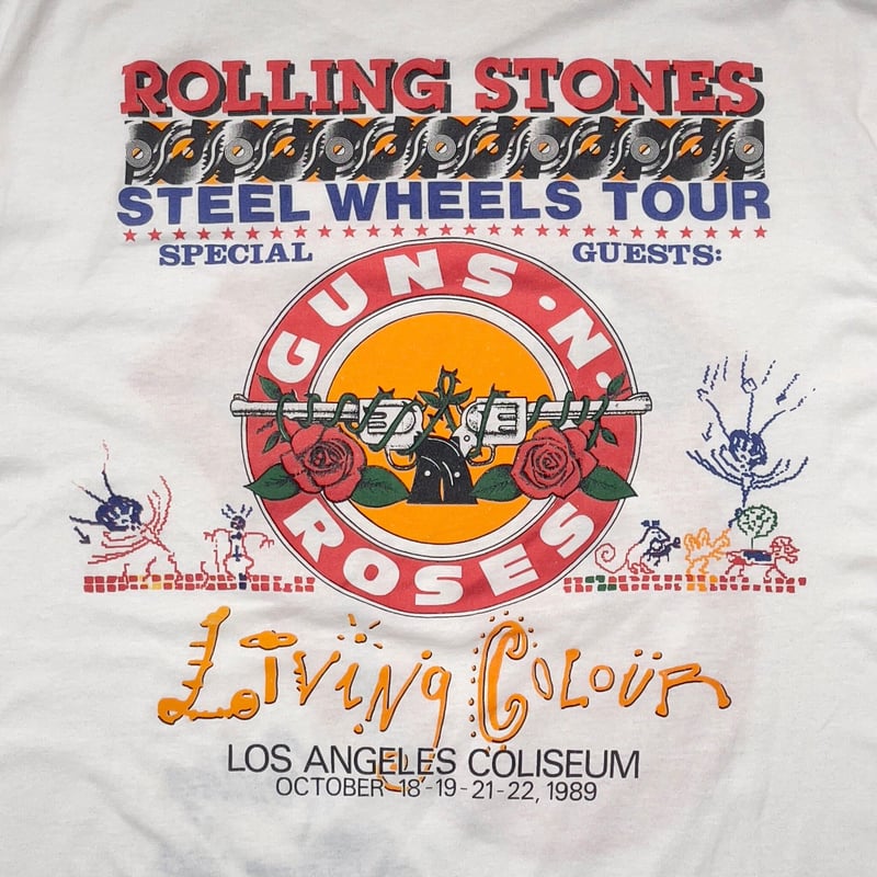 ROLLING STONES 1989 STEEL WHEELS TOUR WITH GUNS