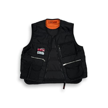 LAST OF STORE HERON PRESTON LOGO PATCH VARTICAL VEST BLACK XXL 1876