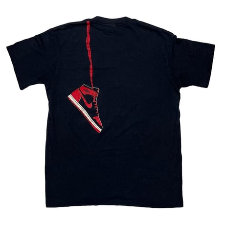 NIKE VINTAGE JORDAN 1 CHICAGO REVERSE BRED SHOULDER TEE LARGE 3381