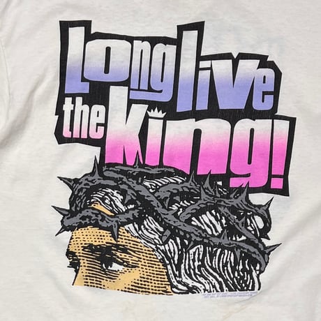 OLD&VINTAGE THE KING LIVES 1991 ELVIS JESUS LARGE 0093
