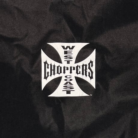 WEST COAST CHOPPERS IRON CROSS LONG BEACH, LA SS TIEDYE FADE FITS XL 7203