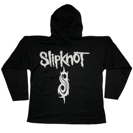 SLIPKNOT DOUBLE SIDE BOOTLEG HOODIE BLACK LARGE 0107