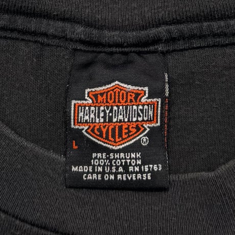 HARLEY DAVIDSON V FLAME GLENDALE CALIFORNIA LS LARGE 5002