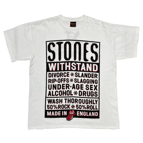 ROLLING STONES 1994 WITH STAND WHITE BROCKUM XL 0350
