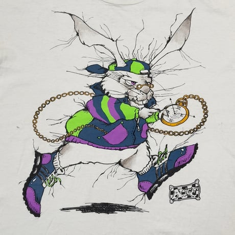 ALICE IN WONDERLAND WHITE RABBIT STREET STYLE WHITE ANDAZIA FITS XL 8894 8894