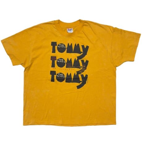 THE WHO TOMMY YELLOW Hanes XL	4036