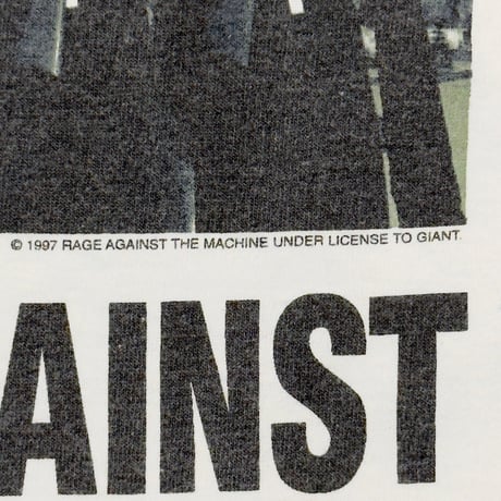 RAGE AGAINST THE MACHINE 1997 NUNS AND GUNS WHITE GIANT XL 8577