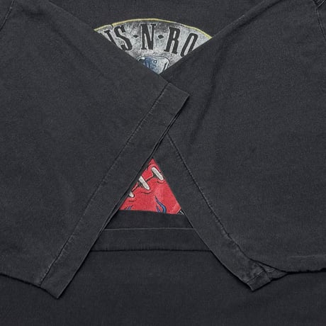 GUNS N' ROSES 1990 SKULL GUN HEART FITS XL 9252