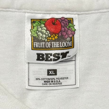 OLD & VINTAGE 1996 EVAN'S BAR MITZVAH 1996 SMILE WHITE FRUIT OF THE LOOM XL 5516