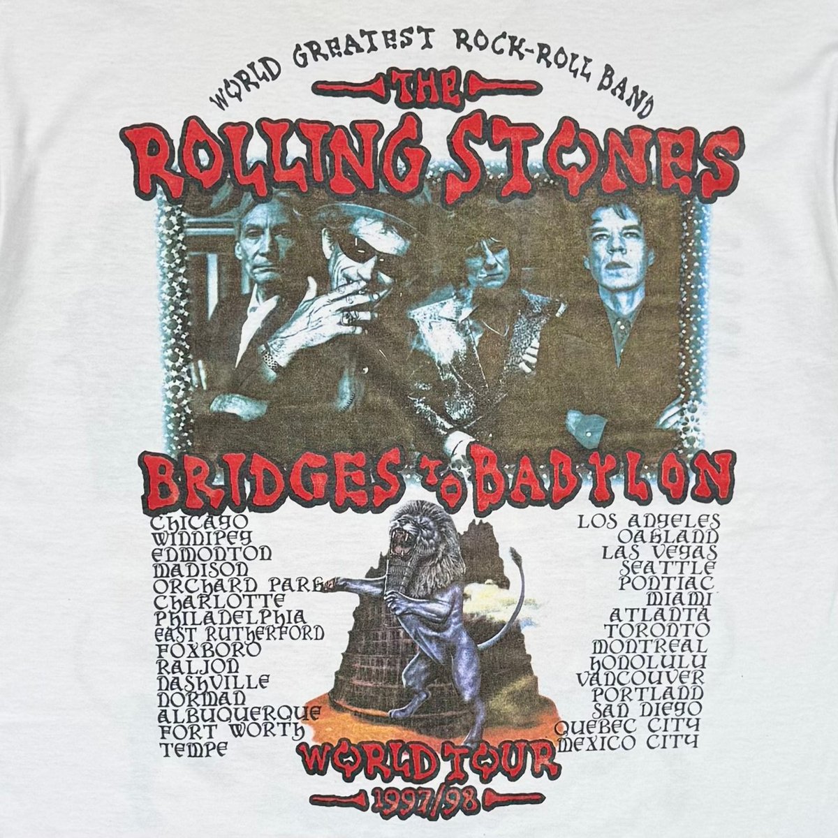 THE ROLLING STONES BRIDGES TO BABYLON WORLD TOU