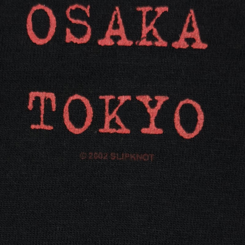 Slipknot 2002 IOWA JAPAN TOUR FITS MEDIUM 1973