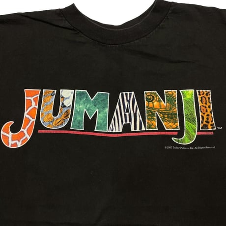 JUMANJI 1995 MOVIE LOGO BLACK MURINA XL 4411