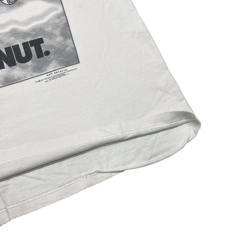 THE SIMPSONS JUST DONUT. nike parody MONOCHROME WHITE FITS LARGE 7710