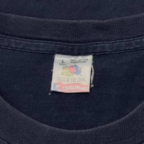 bjork 1993 LOGO NAVY FRUIT OF THE LOOM LARGE 6837