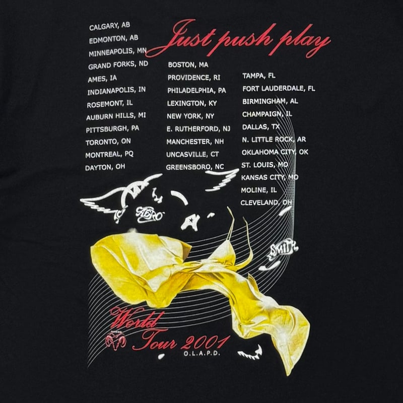 AEROSMITH SORAYAMA JUST PUSH PLAY WORLD TOUR 20