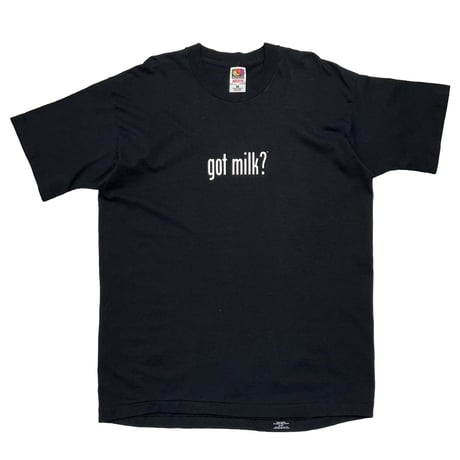 OLD&VINTAGE got milk? FRUIT OF THE LOOM XL 4715